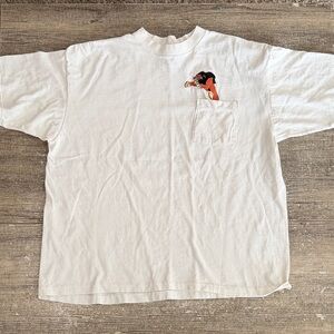 Disney Vintage embroidered Scar The Lion King pocket t-shirt